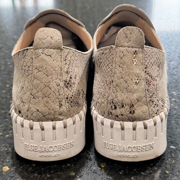 Ilse Jacobsen Tulip Platform Loafers. Wheat. Size 39/US 9. - Picture 5 of 10